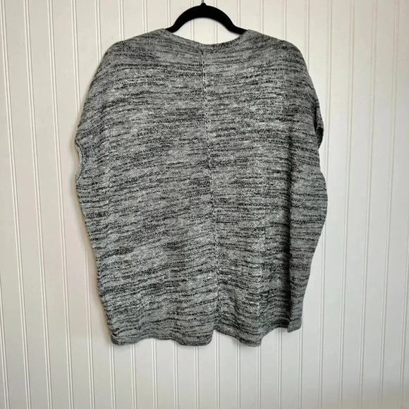 J Jill Pure Jill NWT grey short sleeve boxy sweater size medium petite O53 - Picture 6 of 6